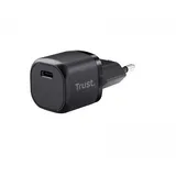 Trust Maxo Ultrakleines 20W USB-C-PD-Ladegerät, Schwarz