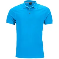 James & Nicholson Men's Pima Poloshirt in Premiumqualität blau,