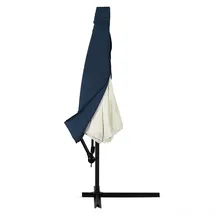 DEUBA Abdeckung für Sonnenschirm 3,5m Polyester Blau