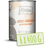 MjAMjAM 400 Gramm Katzennassfutter 6 x leckeres Hühnchen mit Birnen