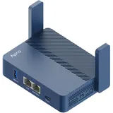 Cudy AX3000, WLAN-Router Gigabit Ethernet Blau, - Blau