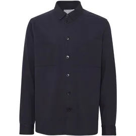 !Solid Langarmhemd blau XL