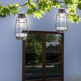 Nowa LED Solarlampe 16 x 27 cm 0,06 W silber