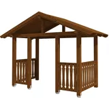 SKANHOLZ Vordach Stralsund 8 360 x 187 cm nussbaum