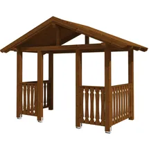 SKANHOLZ Vordach Stralsund 8 360 x 187 cm nussbaum