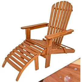 CASARIA Sonnenliege 160 x 60 x 90 cm braun klappbar