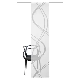 Schmidt Schiebevorhang Tiberio 60 x 245 cm Polyester Grau