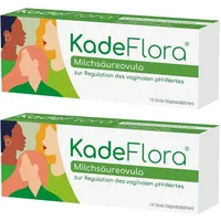 Kadeflora Milchsäureovula x2 2x14 St Vaginalsuppositorien