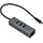 iTEC i-tec USB 3.0 Metal HUB 3 Port mit Gigabit LAN Adapter