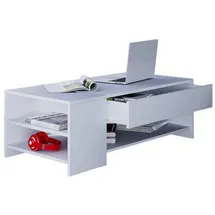 VCM Couchtisch Tindus weiß 100,0 x 50,0 x 35,0 cm
