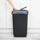 Rotho Art Twist 50 l schwarz/silber