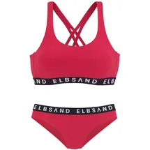 ELBSAND Bustier-Bikini Damen Rot 34 Cup A/B