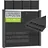 Juskys WPC Sichtschutzzaunelement 4er Set 0 x 0 cm Grau