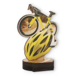 Pokal Radsport aus Holz 22,0cm