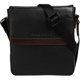 Bugatti Corso DeLuxe Umhängetasche Leder 21 cm schwarz