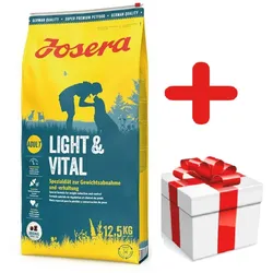 JOSERA Light & Vital 12,5kg + Überraschung für den Hund