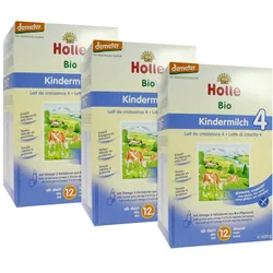 Holle Bio Kindermilch 4 Pulver 3X600 g
