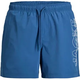 Jack & Jones PlusSize Badeshorts JPSTMAUI WAVE LOGO SWIM SHORTS SN PLS Blau 44