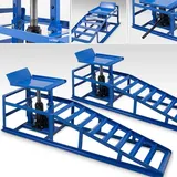2x Bituxx Auto pkw Auffahrrampen 2T mit Wagenheber Wartungsrampe Hebebühne 2000kg
