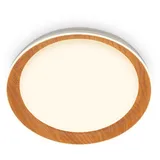 Briloner Ijus 1 LED quadratisch Holz 43 x 8 cm