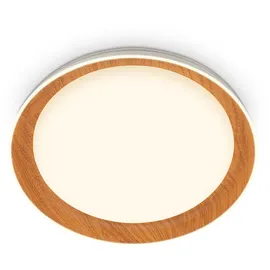 Briloner Ijus 1 LED quadratisch Holz 43 x 8 cm