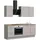 Nobilia Küchenzeile Touch II 210 cm grau