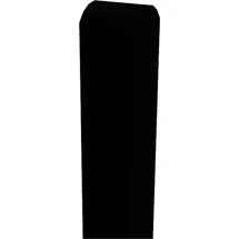 Plus Zaunpfosten 9 x 208 cm Schwarz/Holz