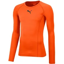 Puma LIGA Baselayer langarm Funktionsshirt Herren 08 golden poppy M