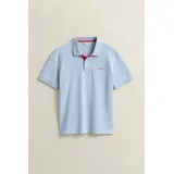GANT REG Contrast Pique SS Polo Blau L
