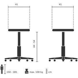 TOPSTAR Sitness 20 schwarz