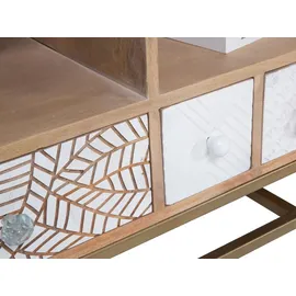 Sansibar AMRUM TV-Lowboard 160x55x40 cm Braun Metall
