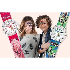 Scout The Digi 280308001 Gehäusefarbe Blau Silikonarmband Blau