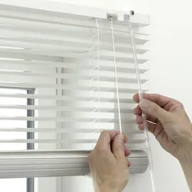 GARDINIA Aluminium-Jalousie 25 mm 60 x 175 cm weiß