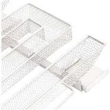 vidaXL Räucherofen silber