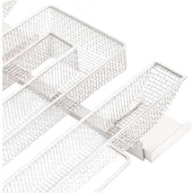 vidaXL Räucherofen silber