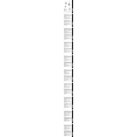 NÄVE Solarleuchte silber 30,5 cm inkl. Schiebeschalter warmweiß