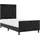 vidaXL Boxspringbett 90 x 200 cm Schwarz