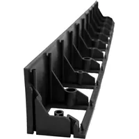 Wovar Rasenkante Kunststoff Schwarz 1000 x 80 x 58 mm - pro Stück