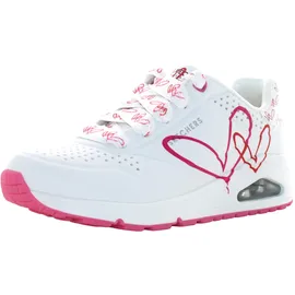 SKECHERS UNO Twin Hearts Sneaker, weiß, 39