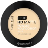 Catrice 18H HD Matte Powder Puder 8 g Nr. 010W