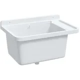vidaXL Ausgussbecken Wandmontage 60 x 40 x 28 cm