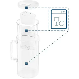 Wessper Wasserfilter Kanne weiß 2,5 L