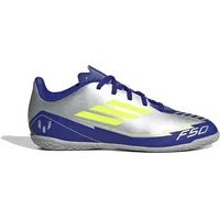 Adidas F50 Club Football Boots Indoor Fußballschuhe, Silver met./solar