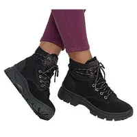 Skechers BOBS Broadies – Rockin’ Gal Damen Bootie mit Memory Foam 38 EU Schwarz - Schwarz - 38