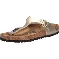 Birkenstock Gizeh BF Damen Zehentrenner, Größe:42 EU - Gold - 42