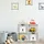 Relaxdays Kinderregal Bär 60 x 48 x 24,5 cm MDF weiß/grau