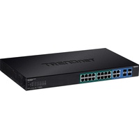 TRENDNET TPE-1620WS 16 Ports), Netzwerk Switch Schwarz