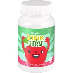 Zink Citrat Kinder Kautabletten Vegan 120 ST