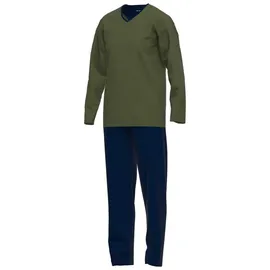 Tom Tailor Pyjama in Grün/Dunkelblau | Gr.: L