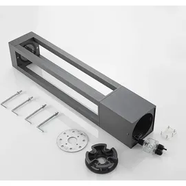 ARCCHIO LED Außenleuchte Pollerleuchte Aluminium 90 cm grau